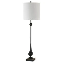 Uttermost Hightower Black Buffet Lamp -Grayson-Living LMP 14625 30356 A1 LIGHT OFF