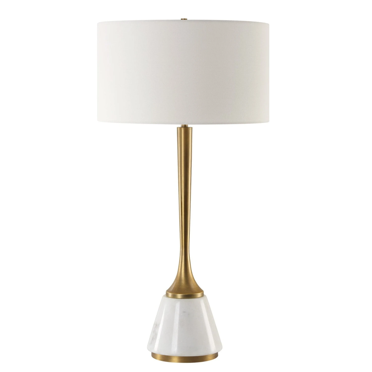 Uttermost Avola White Marble Table Lamp 4 Uttermost Avola White Marble Table Lamp - Image 4