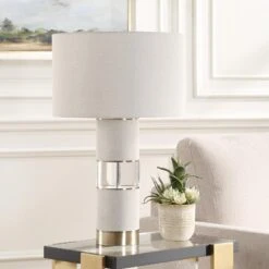 Uttermost Maliyah Linen Table Lamp 8 Uttermost Maliyah Linen Table Lamp -Grayson-Living LMP 14833 30472 A BEAUTY LIGHT OFF