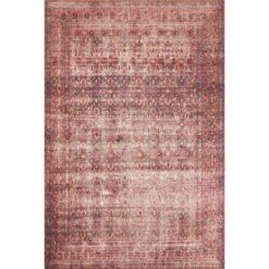 Loloi II Loren LQ-05 Eggplant / Crimson Rug DC10