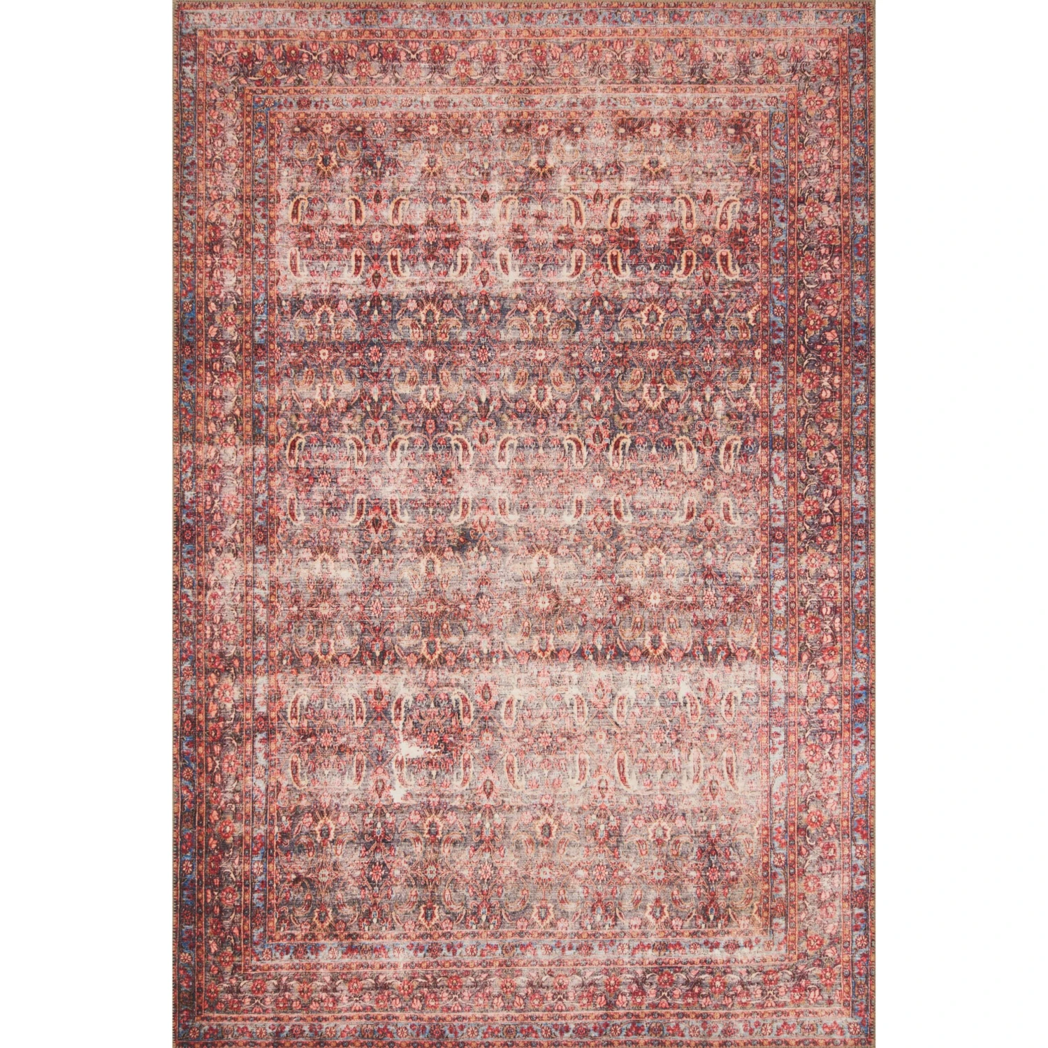 Loloi II Loren LQ-05 Eggplant / Crimson Rug DC10 1 Loloi II Loren LQ-05 Eggplant / Crimson Rug DC10