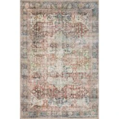 Loloi II Loren LQ-14 Brick / Multi Rug DC10