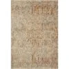 Loloi Lourdes LOU-05 Ivory / Orange Rug MDP