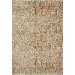 Loloi Lourdes LOU-05 Ivory / Orange Rug MDP