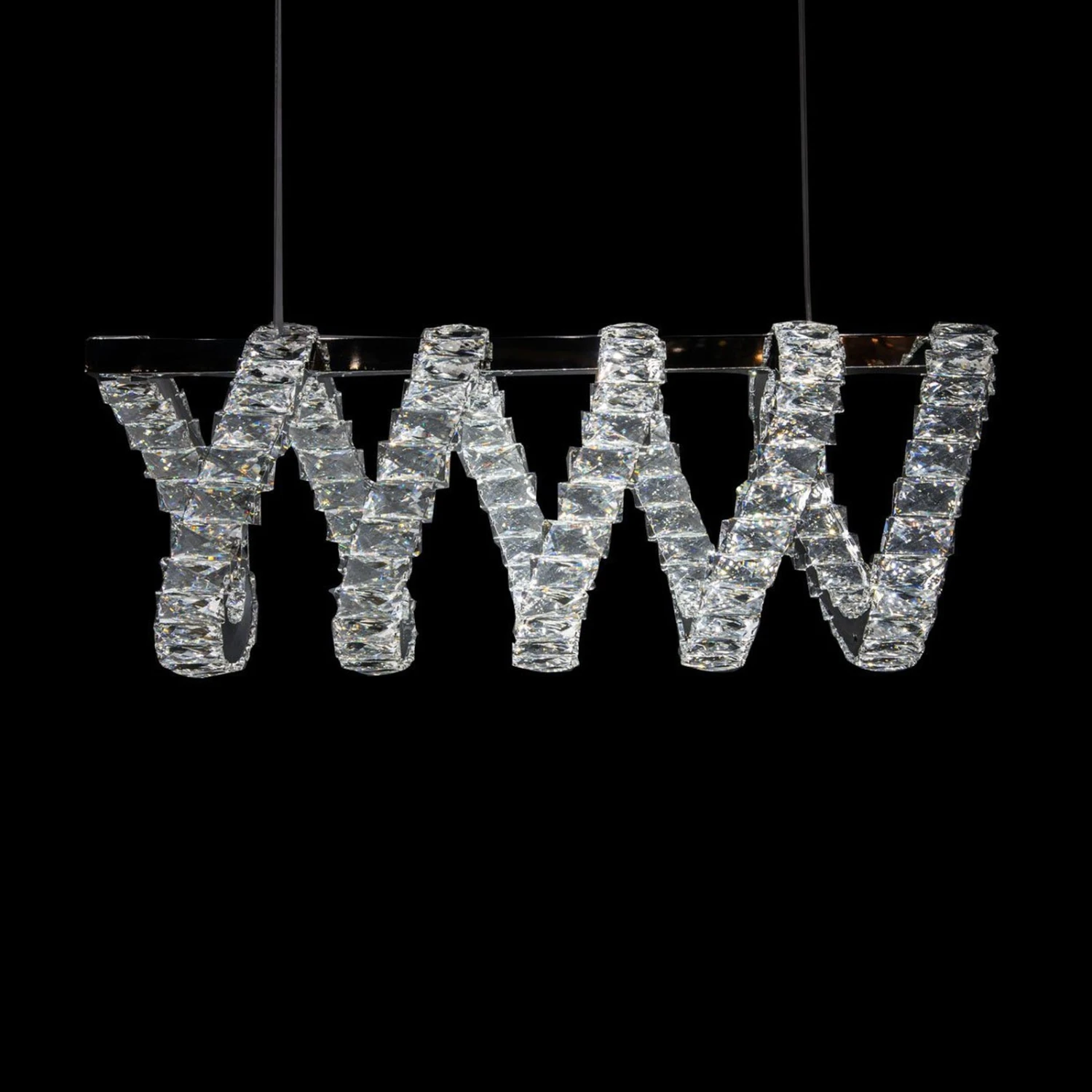 Michael Amini Lighting Loops LED Chandelier 1 Michael Amini Lighting Loops LED Chandelier