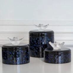 Lalique Fleurs De Cerisier Lacquered Wood Box Small Size -Grayson-Living Lalique Fleurs De Cerisier Lacquered Wood Box Small Size 10687000 4