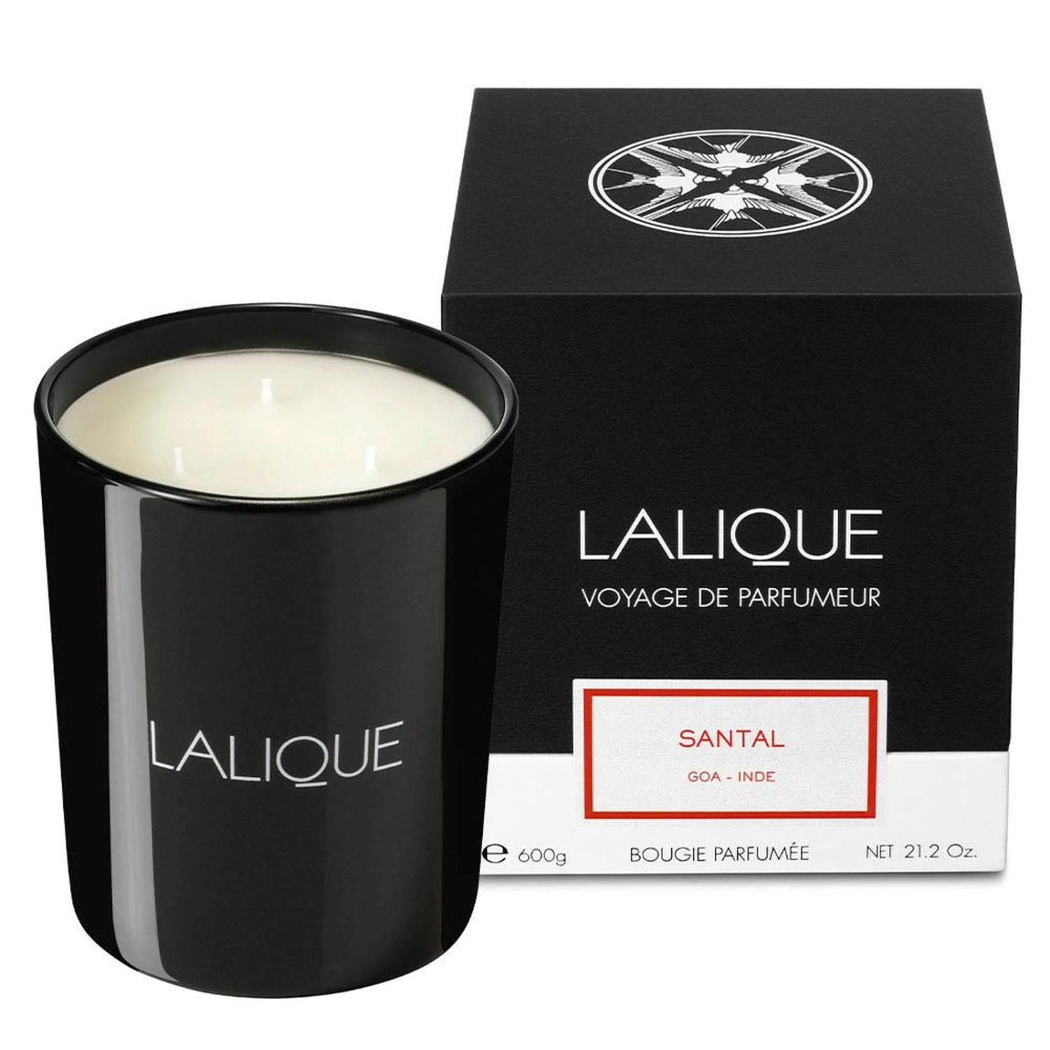Lalique Sandalwood Goa - India Scented Candle Large 1 Lalique Sandalwood Goa - India Scented Candle Large