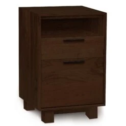 Copeland Linear Narrow File With Cubby 26 Copeland Linear Narrow File With Cubby -Grayson-Living LinearNarrowFileWithCubbyCherry SMOKECHERRY 53