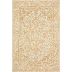 Magnolia Home Annie ANN-03 Rug In White / Gold MDP
