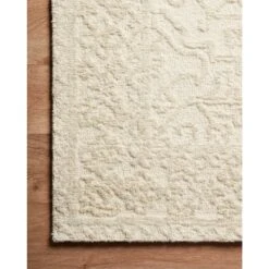 Magnolia Home Annie ANN-04 Rug In White / Light Grey MDP 5 Magnolia Home Annie ANN-04 Rug In White / Light Grey MDP -Grayson-Living Loloi Magnolia Home Annie ANN 04 Rug 3