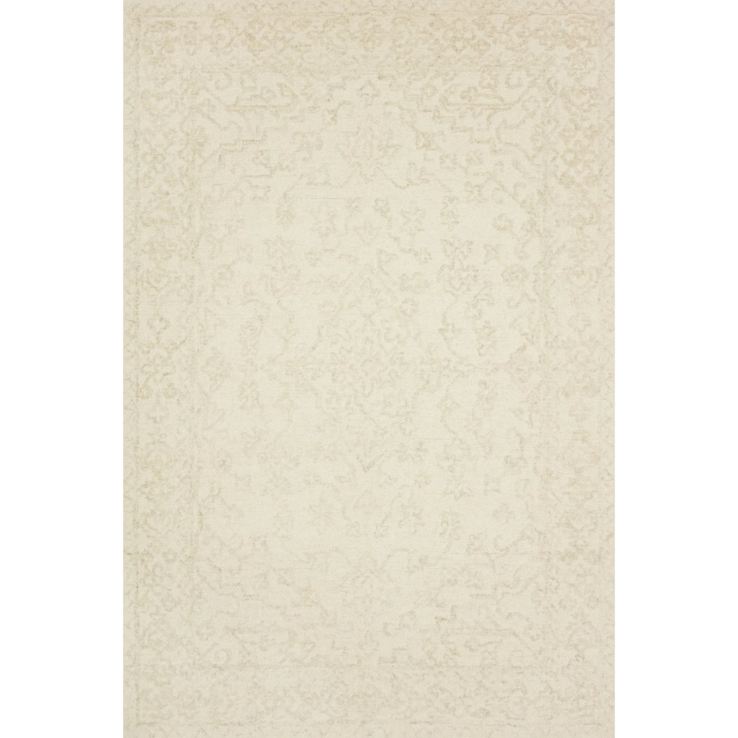 Magnolia Home Annie ANN-04 Rug In White / Light Grey MDP 1 Magnolia Home Annie ANN-04 Rug In White / Light Grey MDP