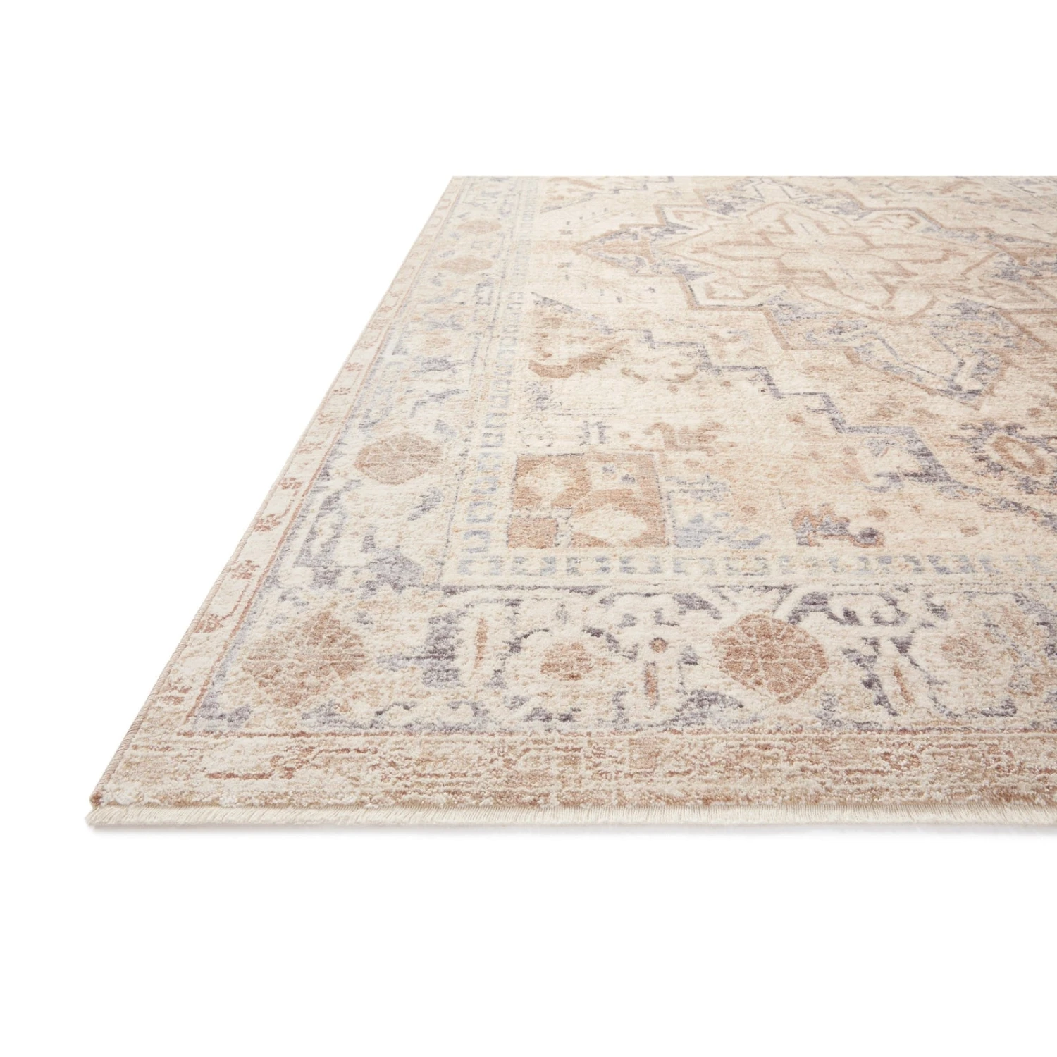 Magnolia Home Carlisle CAR-02 Rug In Beige / Slate MDP 2 Magnolia Home Carlisle CAR-02 Rug In Beige / Slate MDP - Image 2