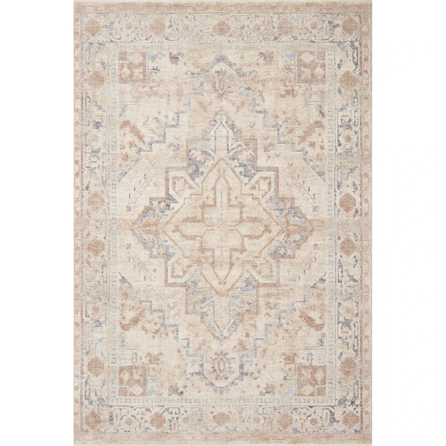Magnolia Home Carlisle CAR-02 Rug In Beige / Slate MDP 1 Magnolia Home Carlisle CAR-02 Rug In Beige / Slate MDP