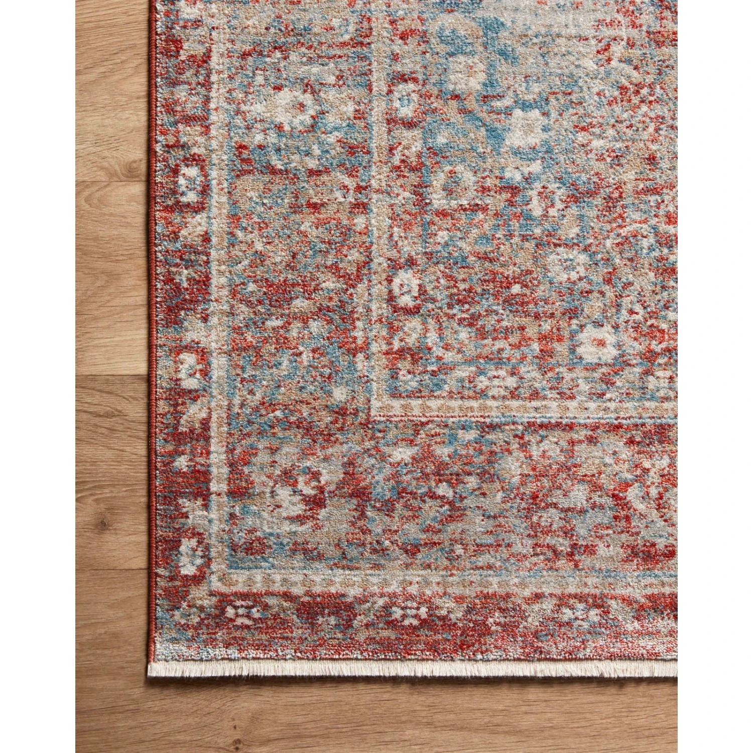 Magnolia Home Elise ELI-04 Rug In Sky / Red MDP 3 Magnolia Home Elise ELI-04 Rug In Sky / Red MDP - Image 3