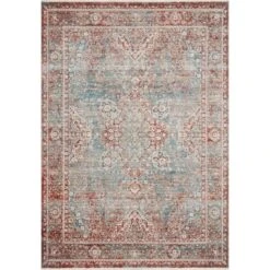 Magnolia Home Elise ELI-04 Rug In Sky / Red MDP