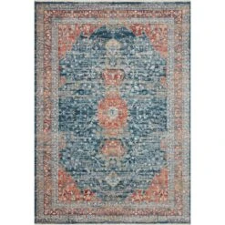 Magnolia Home Elise ELI-05 Rug In Navy / Red MDP