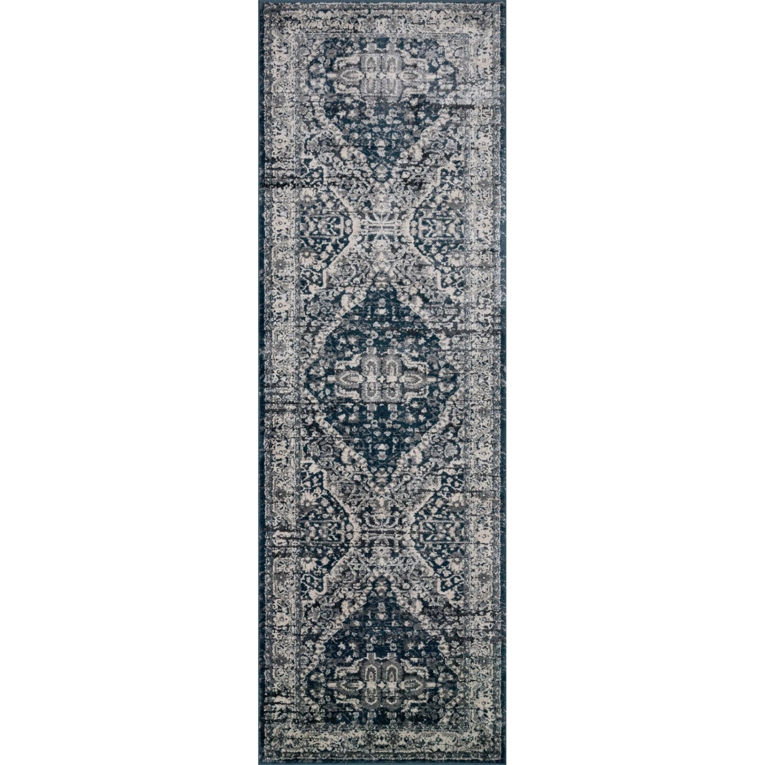 Magnolia Home Everly VY-02 Rug In Grey / Midnight MDP 2 Magnolia Home Everly VY-02 Rug In Grey / Midnight MDP - Image 2