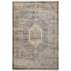 Magnolia Home Janey JAY-02 Rug In Slate / Gold MDP