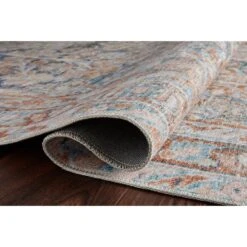 Magnolia Home Lenna LEA-02 Rug In Ocean / Apricot DC10 6 Magnolia Home Lenna LEA-02 Rug In Ocean / Apricot DC10 -Grayson-Living Loloi Magnolia Home Lenna LEA 02 Rug 3