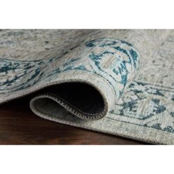 Magnolia Home Lenna LEA-06 Rug In Natural / Denim DC10 6 Magnolia Home Lenna LEA-06 Rug In Natural / Denim DC10 -Grayson-Living Loloi Magnolia Home Lenna LEA 06 Rug 3