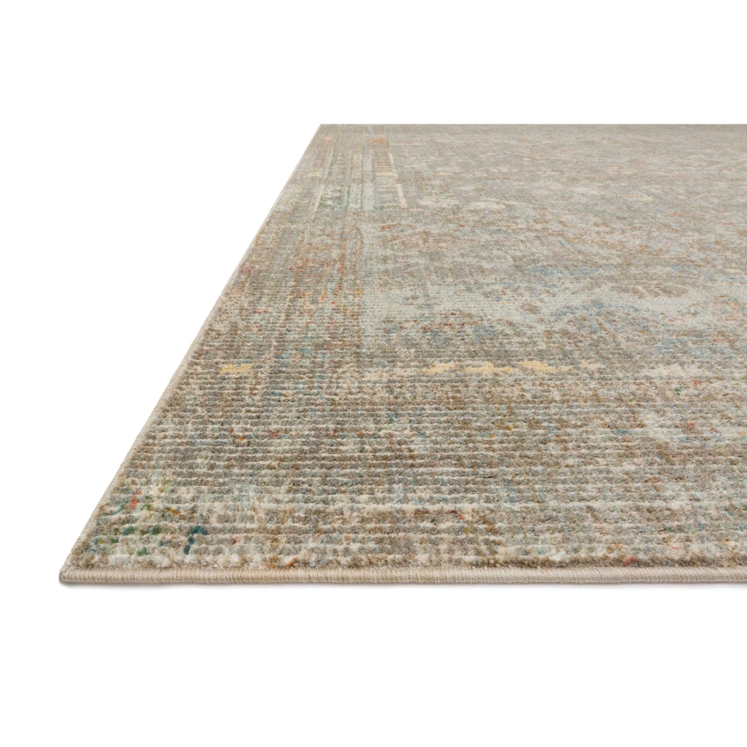 Magnolia Home Linnea LIN-04 Rug In Taupe / Mist MDP 2 Magnolia Home Linnea LIN-04 Rug In Taupe / Mist MDP - Image 2