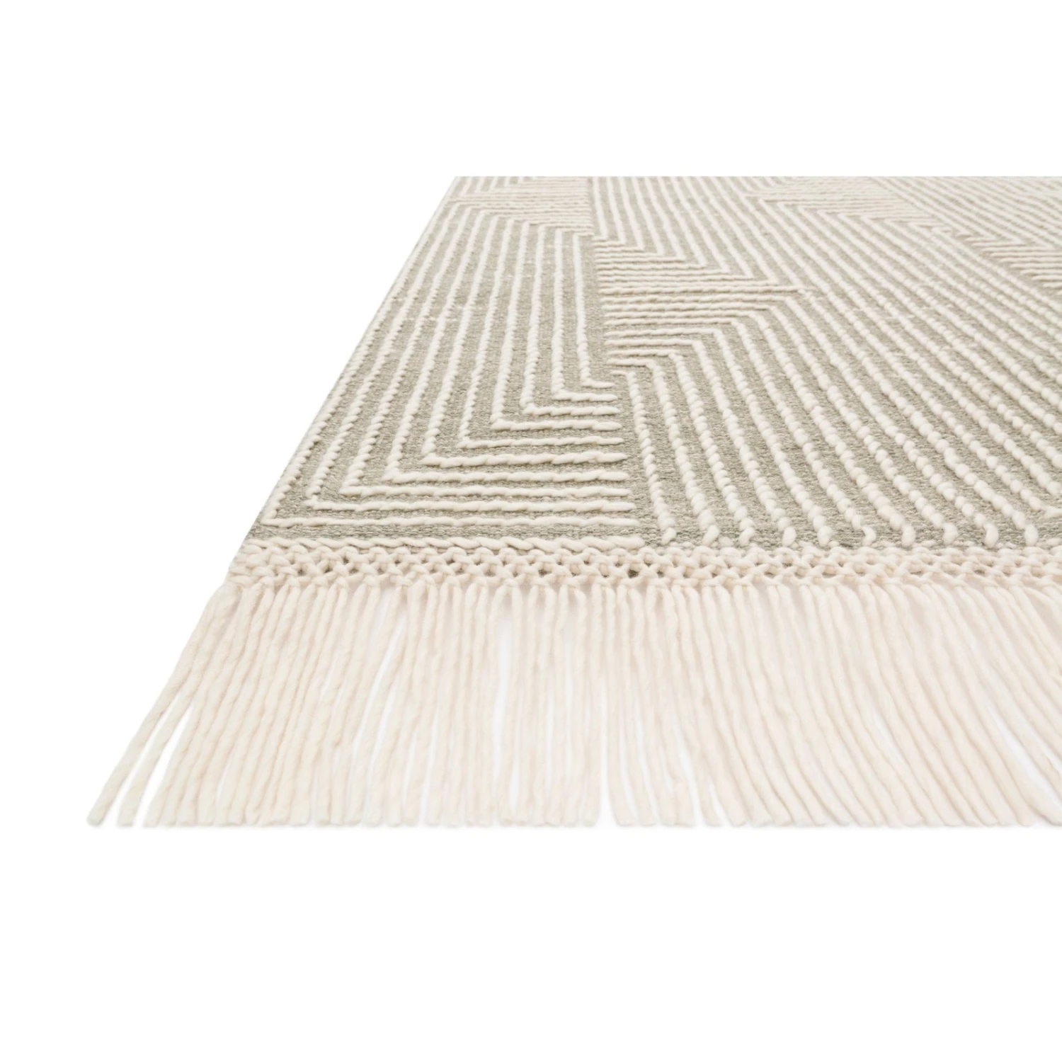 Magnolia Home Newton NET-04 Rug In Sage / Ivory MDP 2 Magnolia Home Newton NET-04 Rug In Sage / Ivory MDP - Image 2