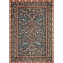 Rifle Paper Fiore FIO-01 Rug MDP 17 Rifle Paper Fiore FIO-01 Rug MDP -Grayson-Living Loloi Rifle Paper Fiore FIO 01 Rug FIORFIO 01NVRU160S 4