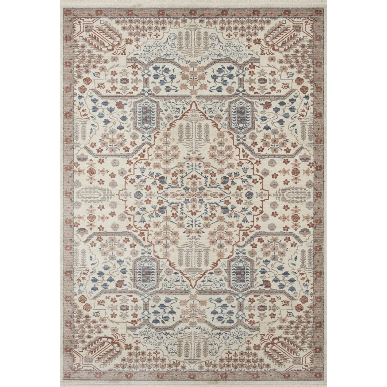 Rifle Paper Holland HLD-03 Rug In Rust MDP 1 Rifle Paper Holland HLD-03 Rug In Rust MDP