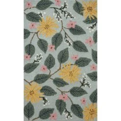 Rifle Paper Minnie MIN-07 Rug In Light Blue MDP