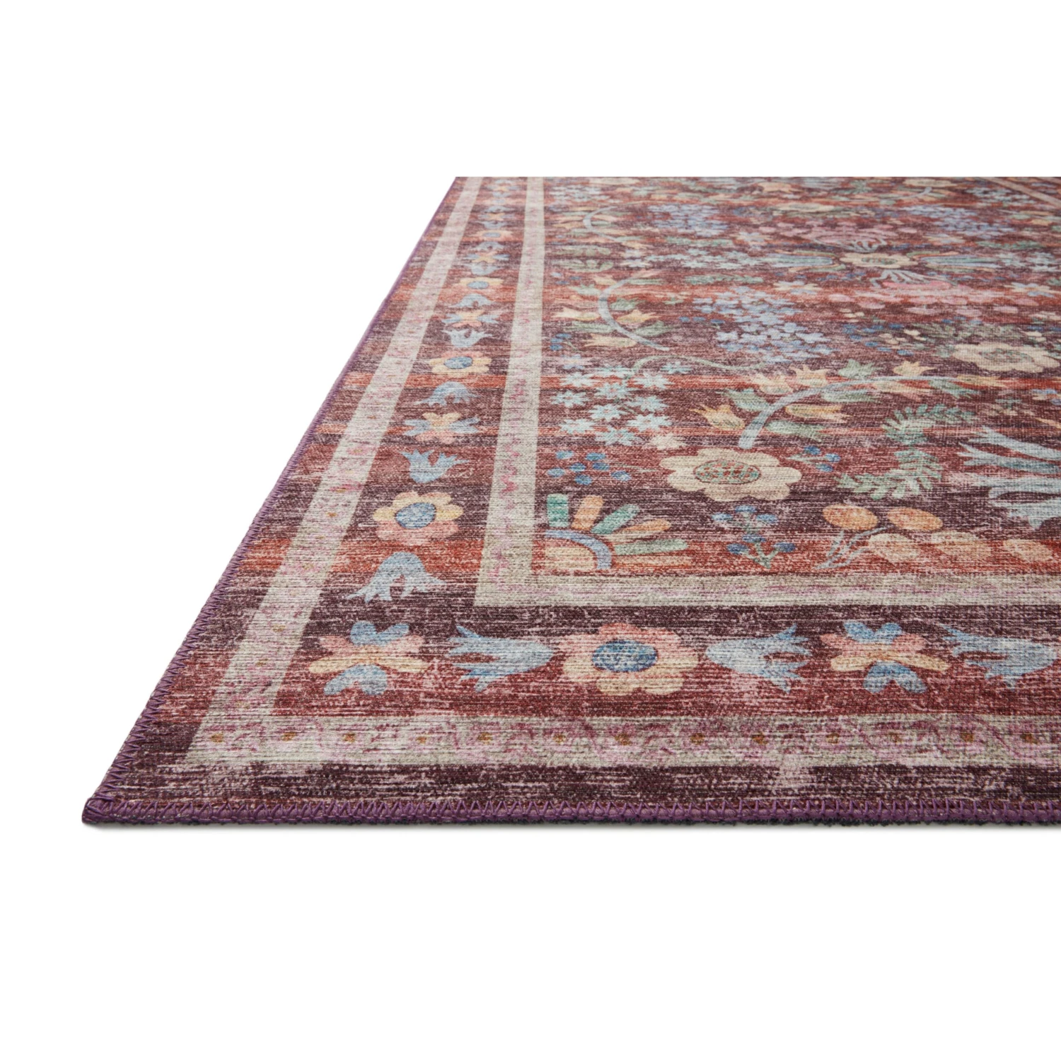 Rifle Paper Maison MAO-06 Rug Red DC10 3 Rifle Paper Maison MAO-06 Rug Red DC10 - Image 3