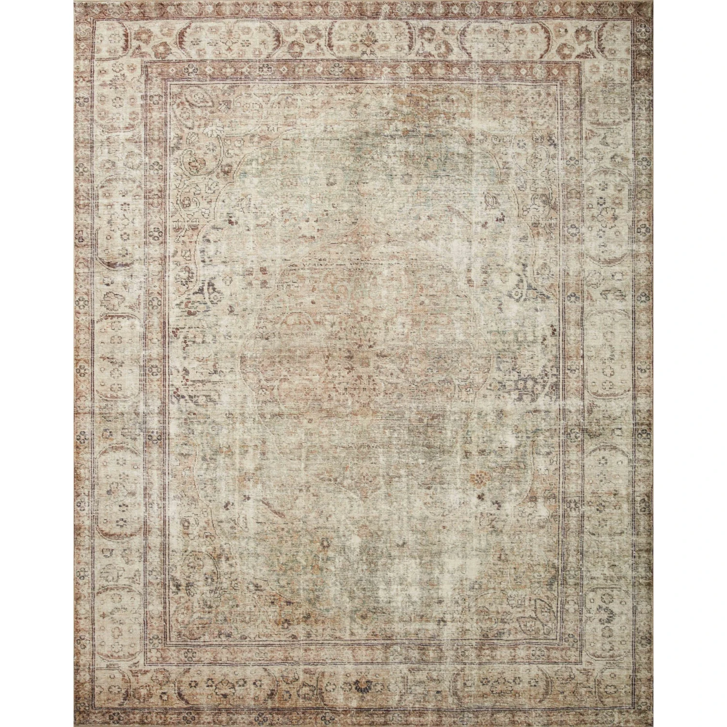 Loloi II Margot MAT-01 Antique / Sage Rug DC10 1 Loloi II Margot MAT-01 Antique / Sage Rug DC10