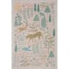 Rifle Paper Menagerie MEN-01 Rug Blush MDP