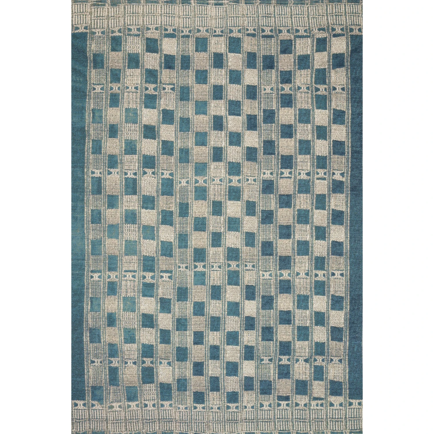 Loloi Mika MIK-08 Blue / Ivory Rug MDP 1 Loloi Mika MIK-08 Blue / Ivory Rug MDP