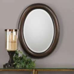 Modern Accents Simple Oval Mirror 22 Modern Accents Simple Oval Mirror -Grayson-Living MIR 19259 W00425 A2