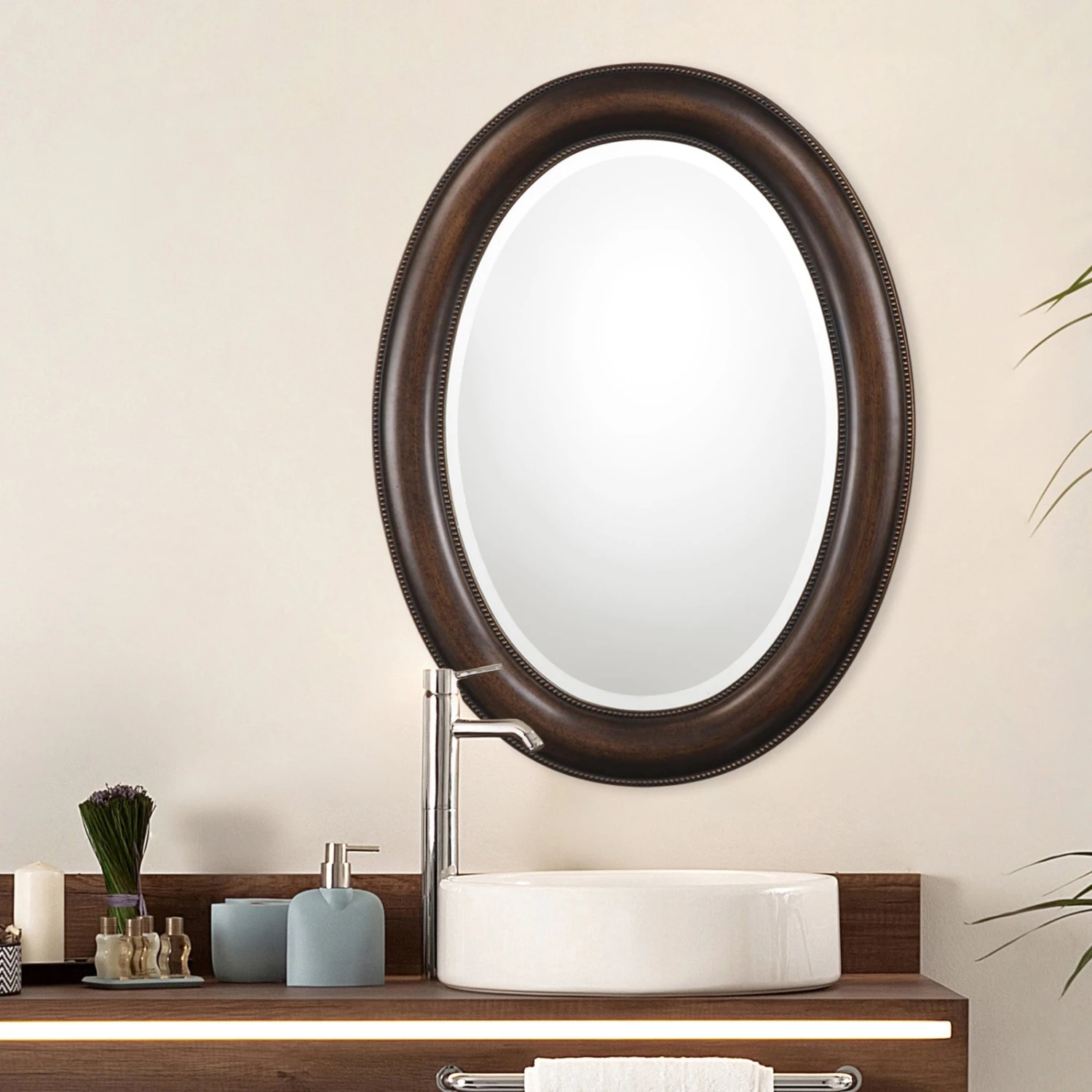 Modern Accents Simple Oval Mirror 3 Modern Accents Simple Oval Mirror - Image 3