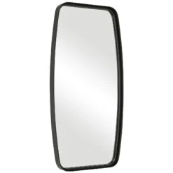 Modern Accents Rounded Corners Mirror -Grayson-Living MIR 21774 W00514 A1 ANGLE