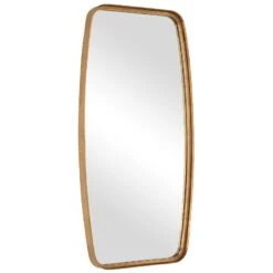 Modern Accents Rounded Corners Mirror -Grayson-Living MIR 21775 W00515 A1 ANGLE