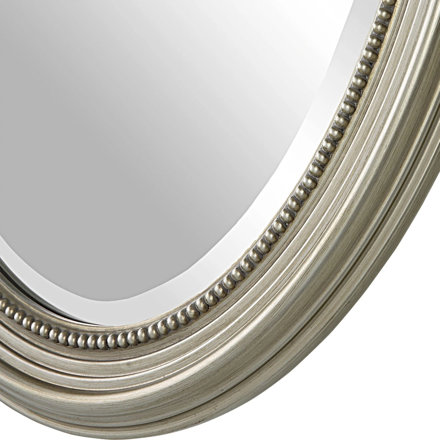 Modern Accents Beaded Oval Frame Mirror 3 Modern Accents Beaded Oval Frame Mirror - Image 3
