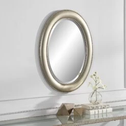 Modern Accents Simple Oval Mirror 29 Modern Accents Simple Oval Mirror -Grayson-Living MIR 22058 W00529 A