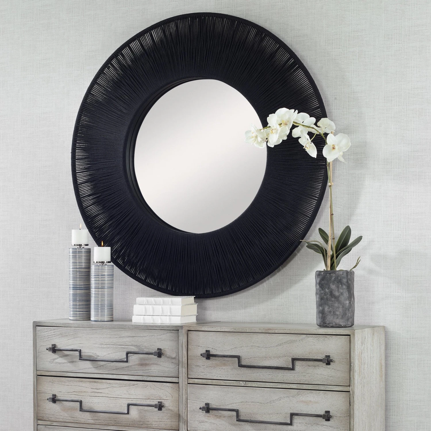 Uttermost Sailor's Knot Round Mirror 3 Uttermost Sailor's Knot Round Mirror - Image 3