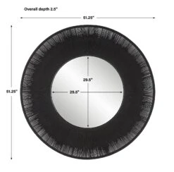 Uttermost Sailor's Knot Round Mirror 20 Uttermost Sailor's Knot Round Mirror -Grayson-Living MIR 22267 09823 dims