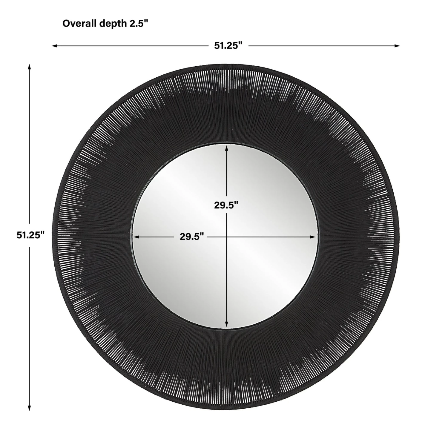 Uttermost Sailor's Knot Round Mirror 7 Uttermost Sailor's Knot Round Mirror - Image 7