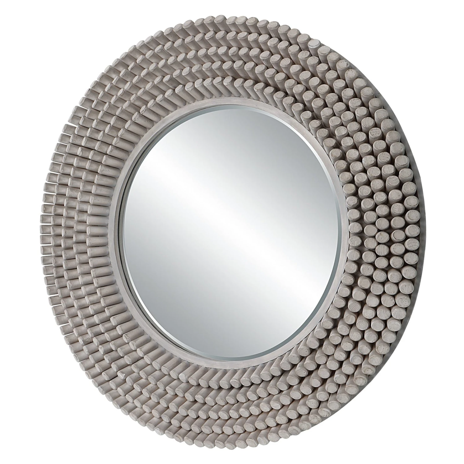 Uttermost Portside Round Gray Mirror 4 Uttermost Portside Round Gray Mirror - Image 4