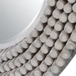 Uttermost Portside Round Gray Mirror 10 Uttermost Portside Round Gray Mirror -Grayson-Living MIR 22368 09873 A2 DETAIL