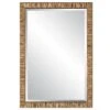 Modern Accents Coastal Decor Rattan Frame Mirror
