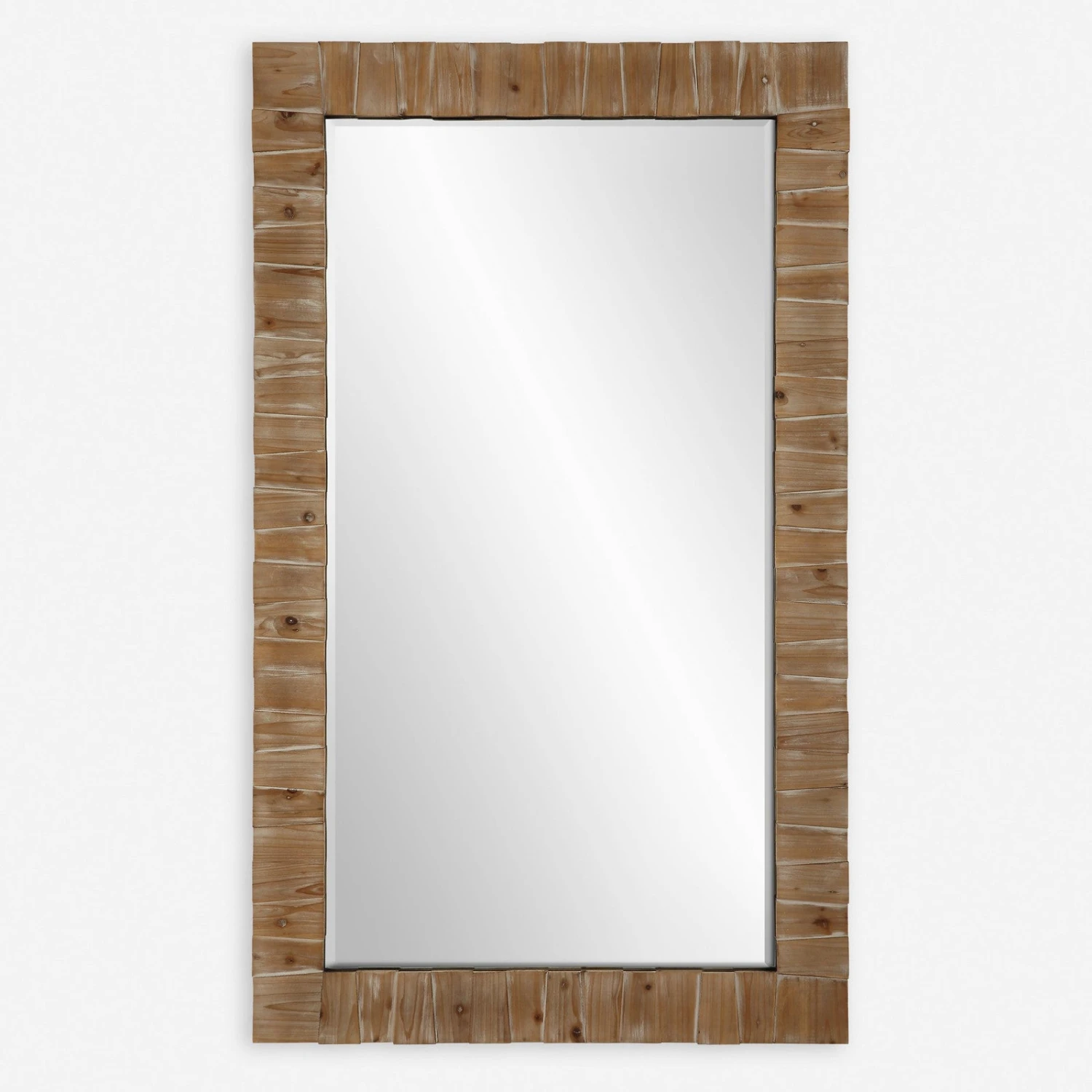 Uttermost Ayanna Gray Washed Wood Mirror 4 Uttermost Ayanna Gray Washed Wood Mirror - Image 4