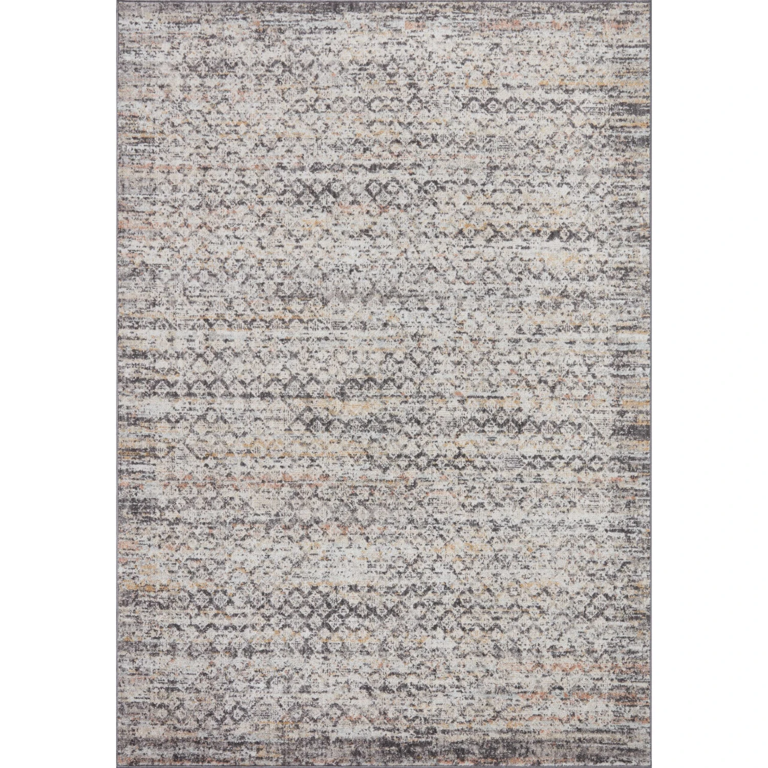 Loloi II Monroe MON-03 Grey / Multi Rug DC10 1 Loloi II Monroe MON-03 Grey / Multi Rug DC10