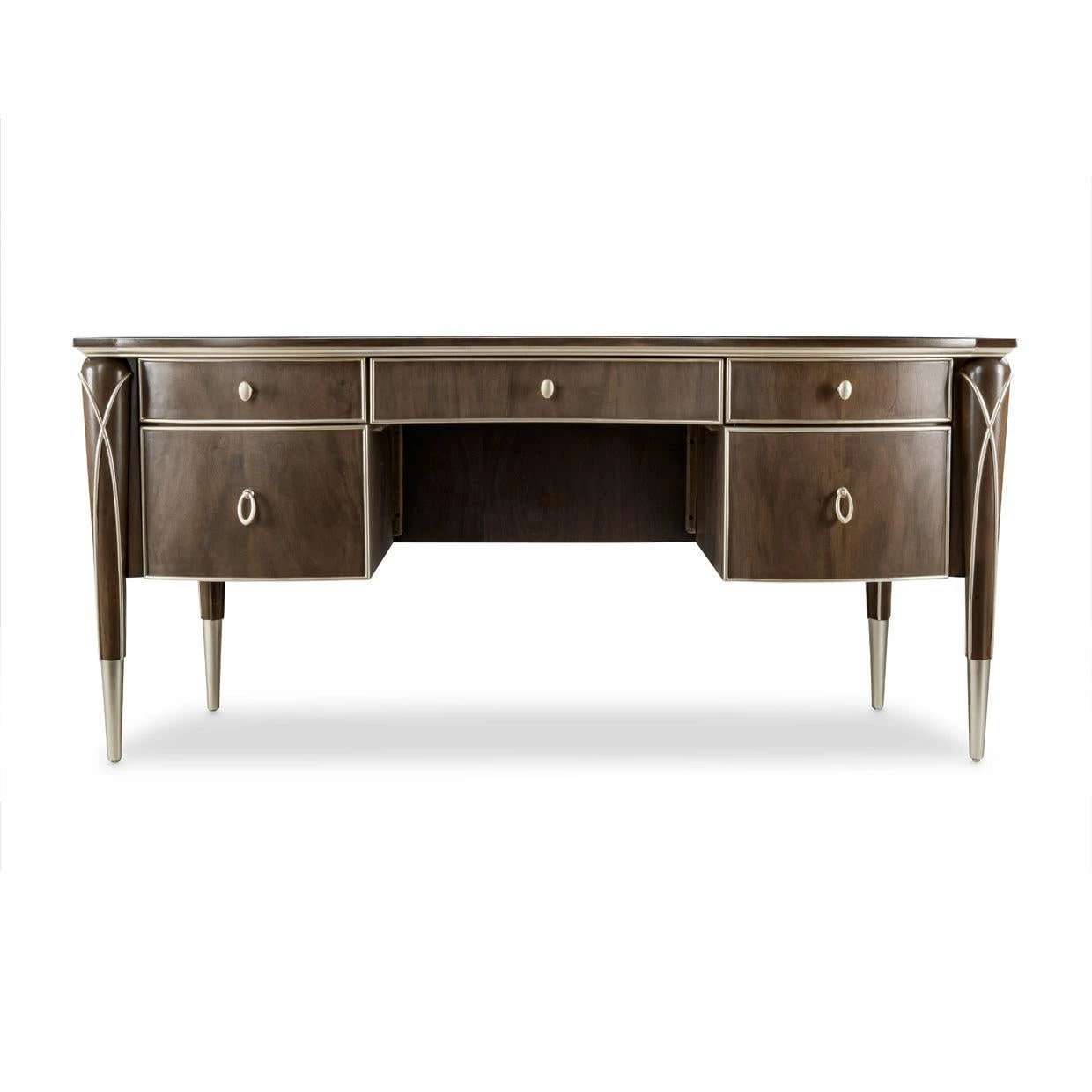 Michael Amini Villa Cherie Hazelnut Desk 3 Michael Amini Villa Cherie Hazelnut Desk - Image 3