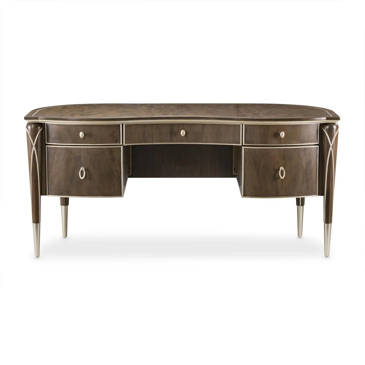 Michael Amini Villa Cherie Hazelnut Desk 4 Michael Amini Villa Cherie Hazelnut Desk - Image 4