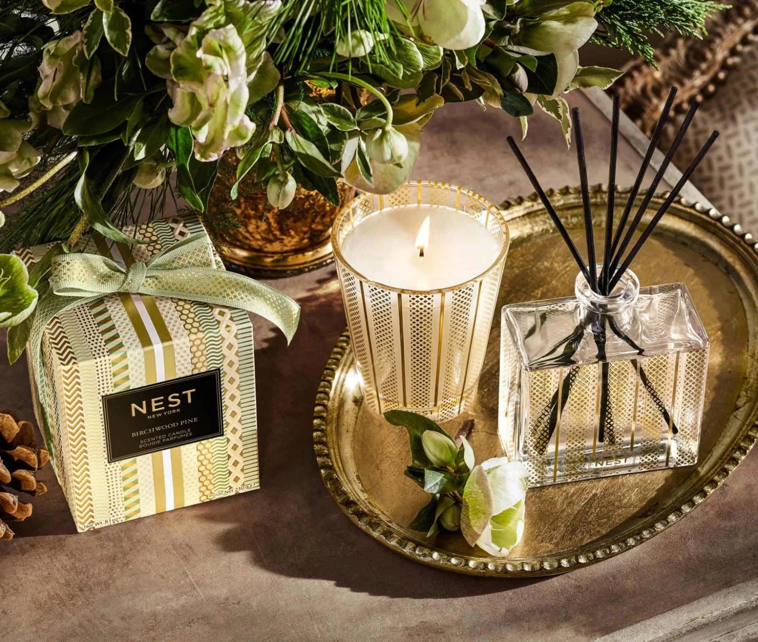 Nest Birchwood Pine Classic Candle & Diffuser Set 2 Nest Birchwood Pine Classic Candle & Diffuser Set - Image 2